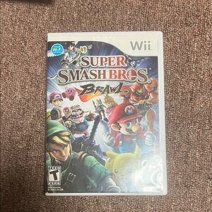 Nintendo Super Smash Bros. Brawl – White Case with Colorful Cover Art